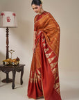 Rust The Heirloom Saree