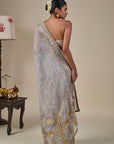 Grey Kathakali Malabar Saree