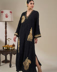 Black Ambi Bloom Kaftan