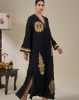 Black Ambi Bloom Kaftan