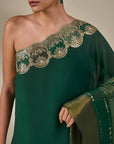 Green Celestial Moonfall Kaftan