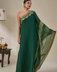 Green Celestial Moonfall Kaftan
