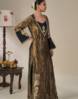 Black Palm Pillar Kaftan