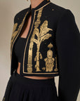 Black Malabar Heirloom Skirt Set