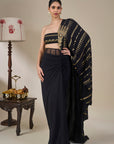 Midnight Moonline Drape Saree