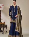 Blue Heirloom Moonfall Sharara Set