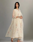 Kurta Dress Set with Hand Block Print and Quilted Yoke