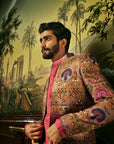 Shadin Kurta And Jacket Set