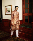 Ihab Kurta And Jacket Set