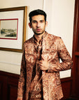 Ihab Kurta And Jacket Set