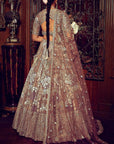 The Palace Of Provence Aged Lavender Lehenga