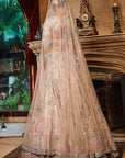 The Ekru Flamingo Lehenga
