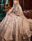 The Ekru Flamingo Lehenga