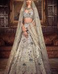 The Kamalbagh Aurum Ekru Lehenga