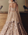 The Amazonica Tissue Lehenga