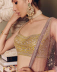 The Roman Bouquet Floral Lehenga