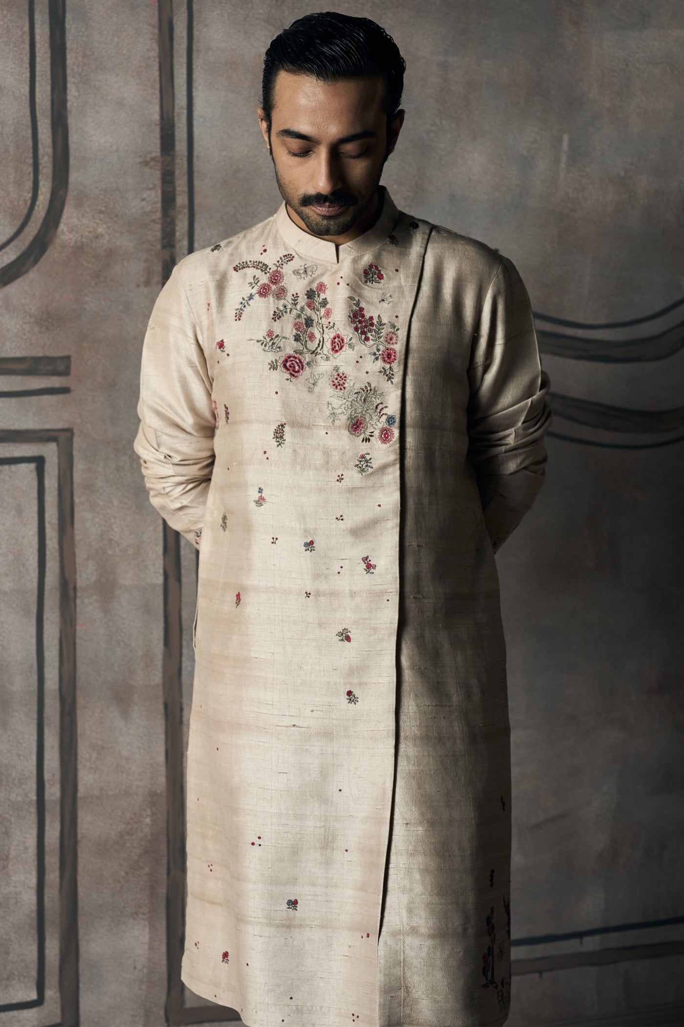 The Phoolbagh Angrakha Kurta