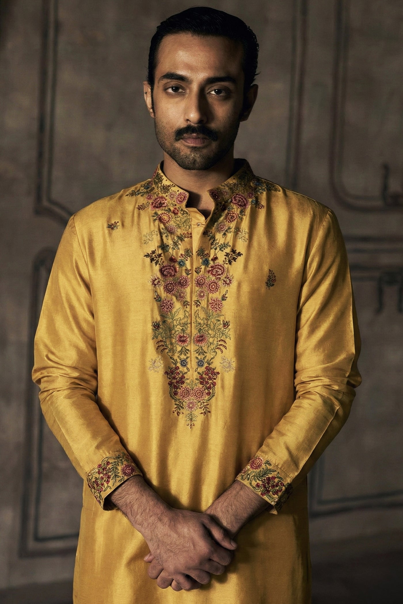 The Saada Phoolbagh Amber Kurta Set