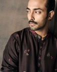 The Bikhra Phoolbagh Brown Kurta Set