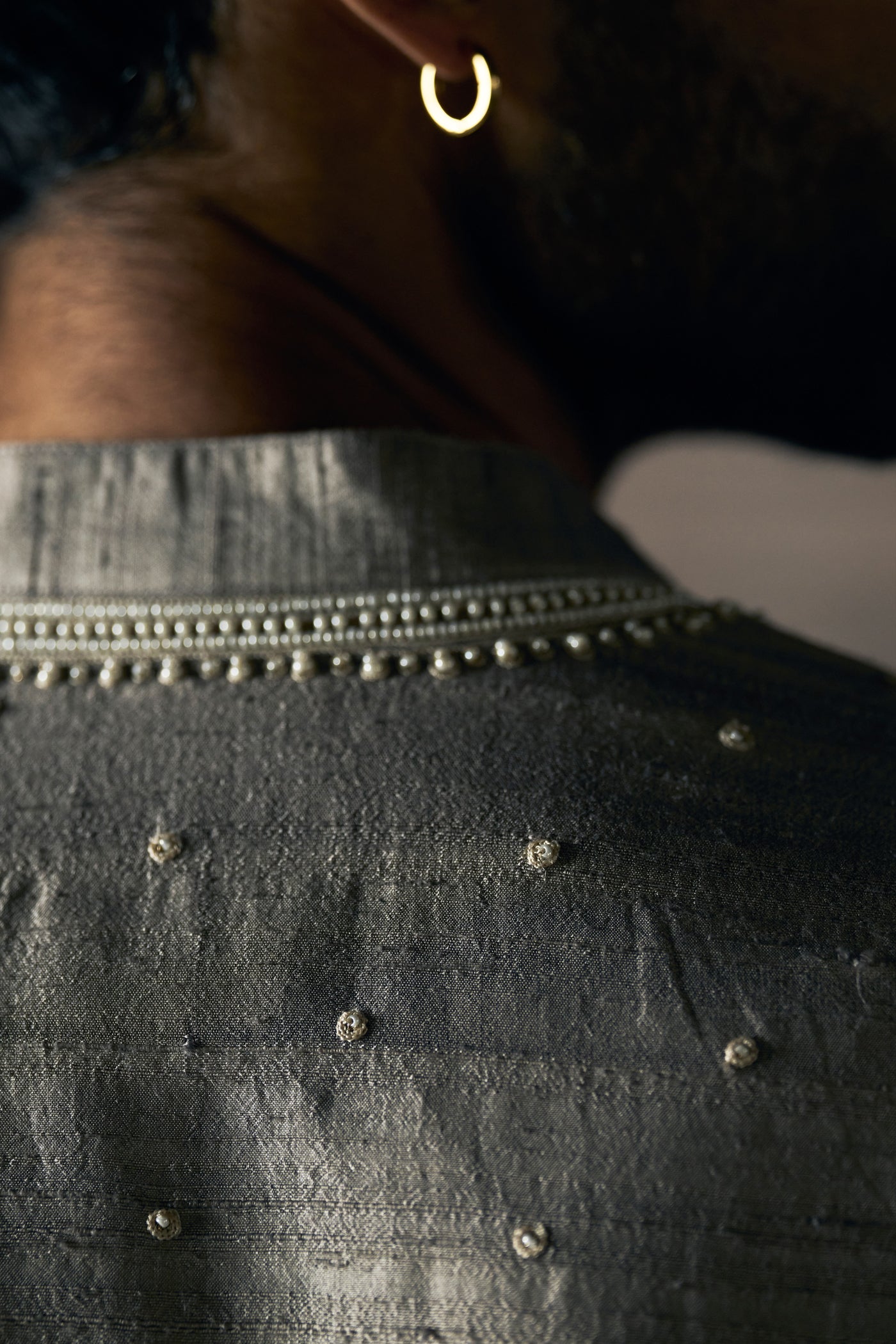 The La Creme' Savannah Tuscan Grey Kurta Set