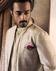 The Classic Dhagai Open Rambagh Achkan With Kurta