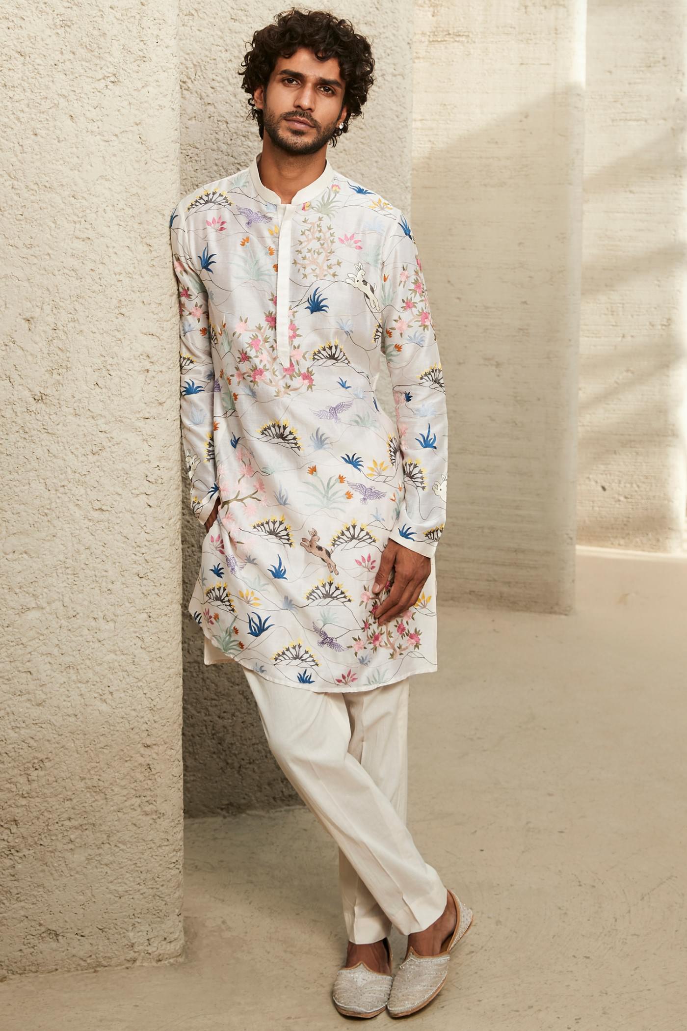 The Ivory Spectrum Kurta Set