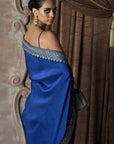 The Cobalt Silk Sirena Saree