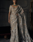 The Royal Savannah Jamshedpur Grey Saree