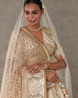 Ivory Anar-Phool Lehenga