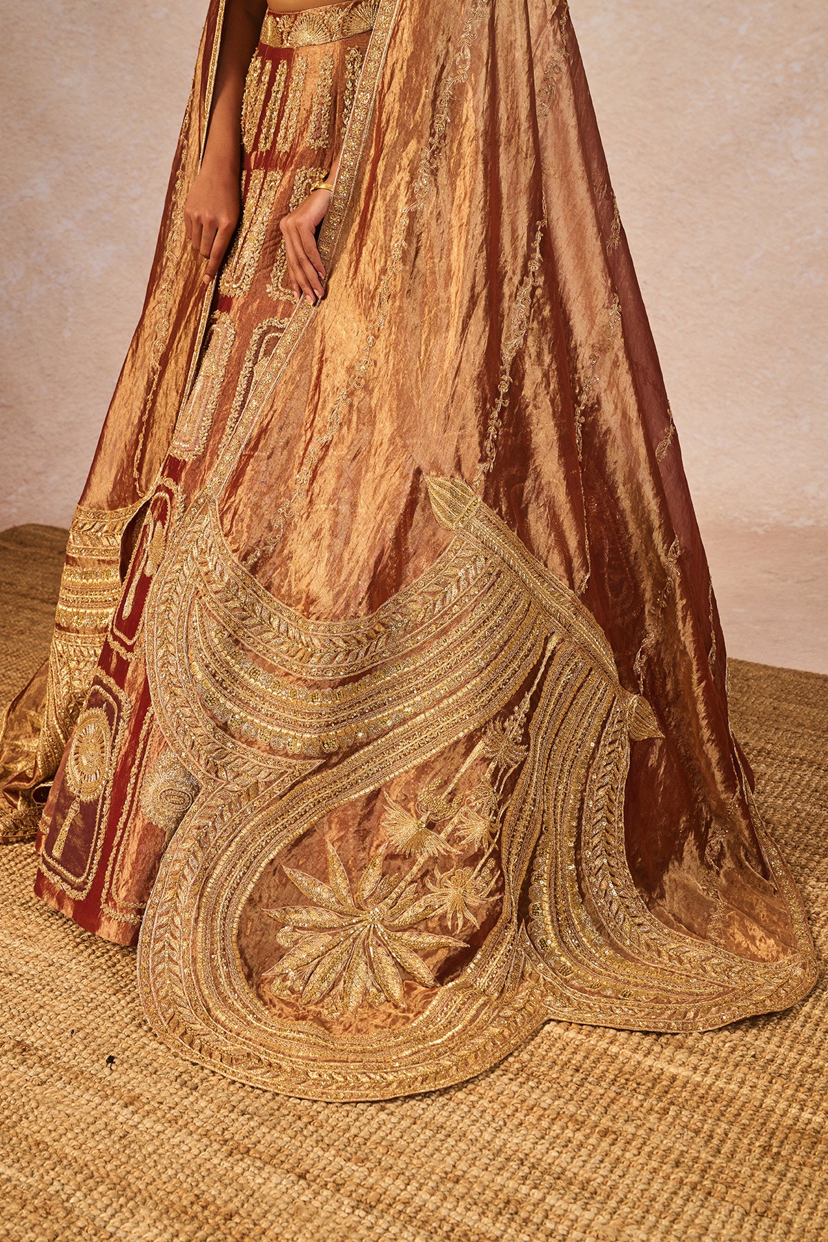 Zard Sitara Lehenga