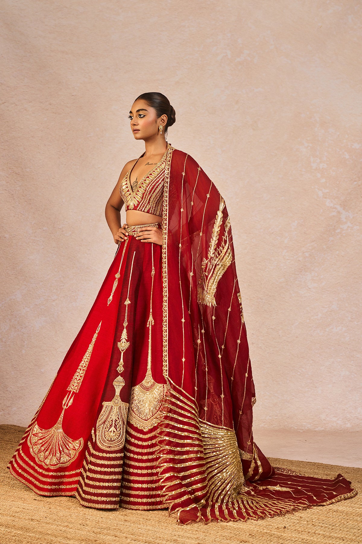 Milan Ki Aas Lehenga