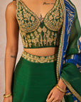 Mehendi Rachke Lehenga