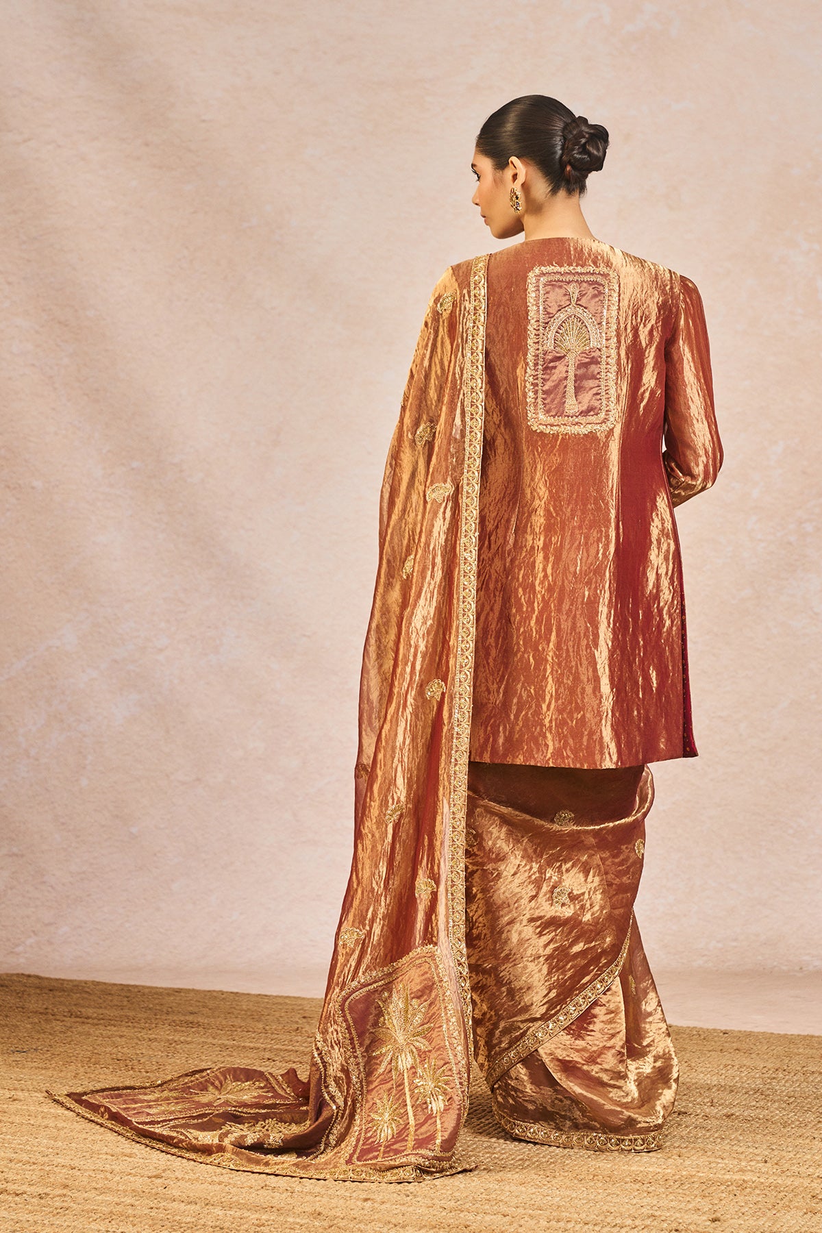 Zard Sitara Saree