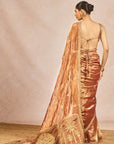 Zard Sitara Saree