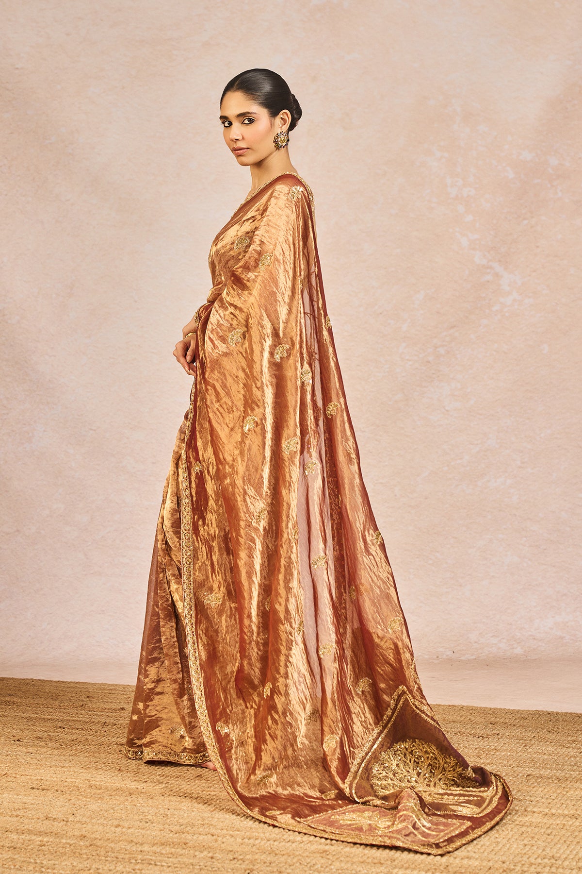 Zard Sitara Saree