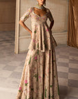 The Amanbagh Aged Apricot Sharara