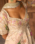 The Amanbagh Aged Apricot Sharara