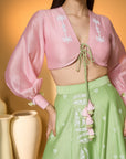 Totem Pod On Lunar Aisle Skirt Set