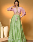 Totem Pod On Lunar Aisle Skirt Set