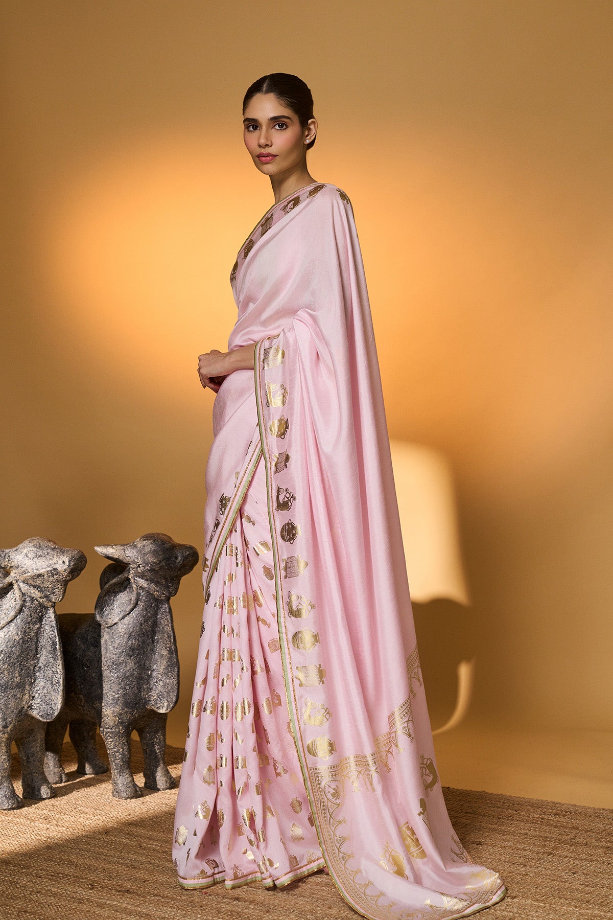 Baby Pink All Charms Saree