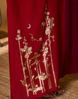 Red & Plum Moonlight Melody Kaftan