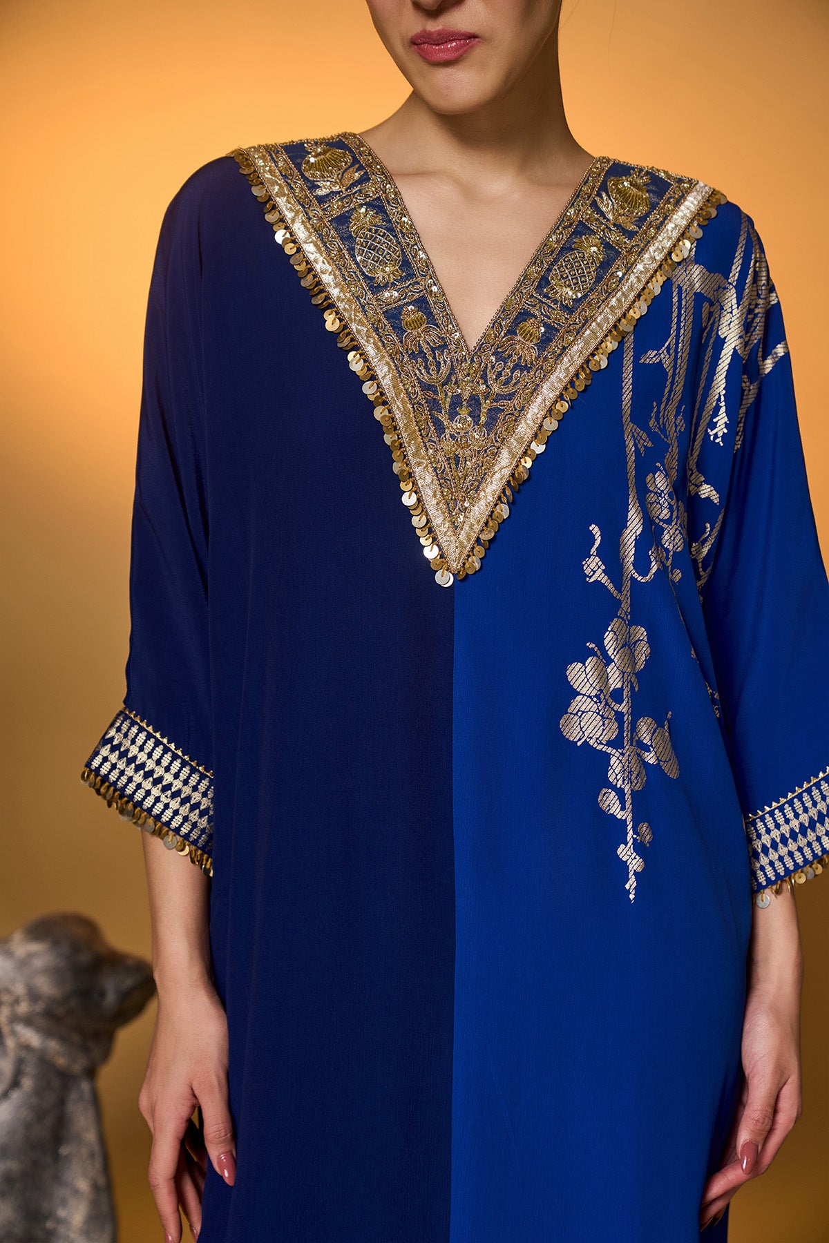 Blue Moonlight Melody Kaftan