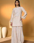 Rose Blushing Sharara Set