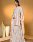 Rose Blushing Sharara Set