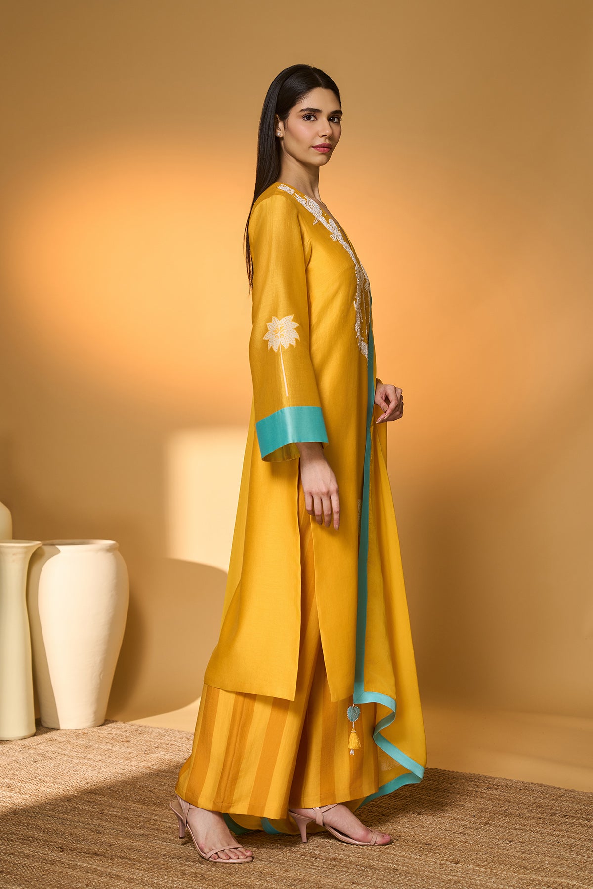 Yellow Jungle Bakery Kurta Set