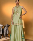 Mint Rose Blush Kurta Set