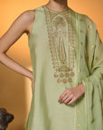 Mint Rose Blush Kurta Set