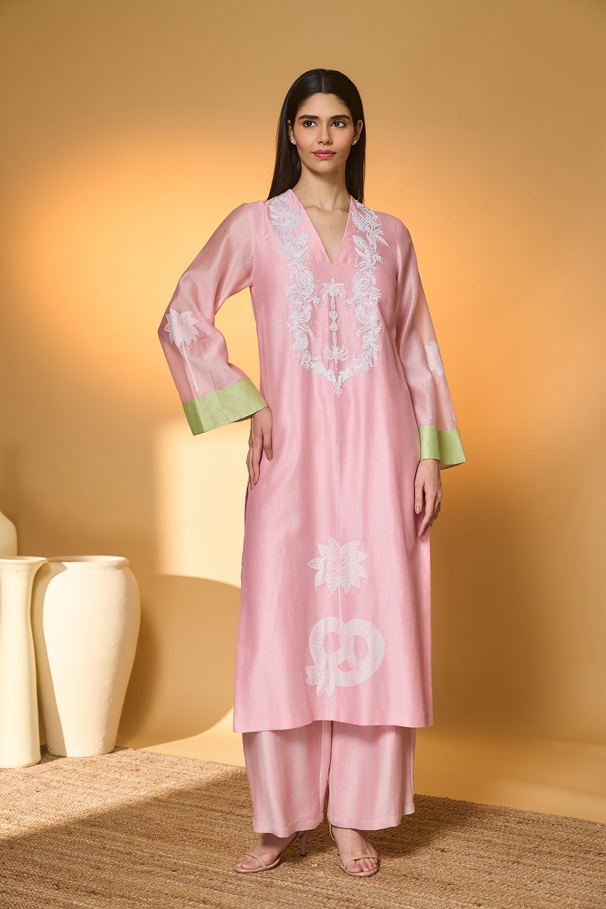 Blushing Bloom Kurta Set