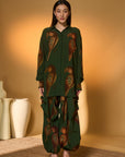 Olive Chirpy Chase Co-Ord Set