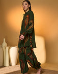 Olive Chirpy Chase Co-Ord Set